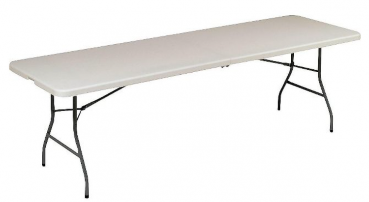 8FT Folding Table Rental