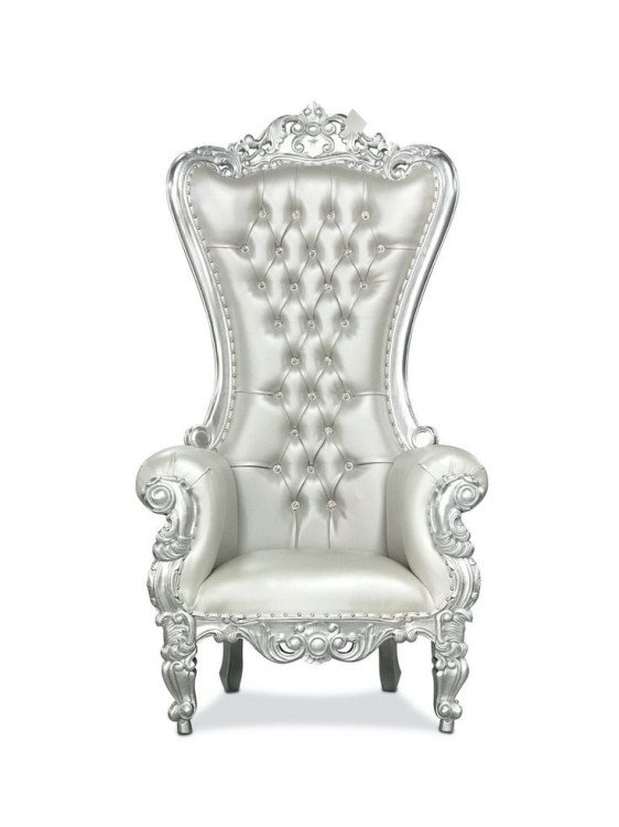 Silver Throne Chair Rental