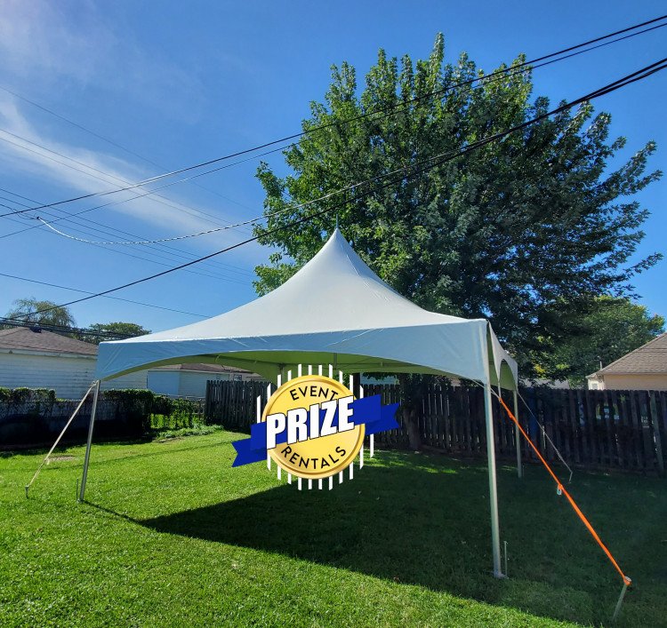 20 x 20 Frame Tent Rental (1 peak & no middle pole)