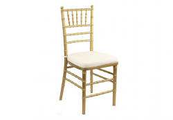 Gold Chiavari Chair with pad Ballroom chair