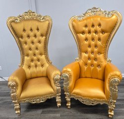 Gold Throne Chair Rental